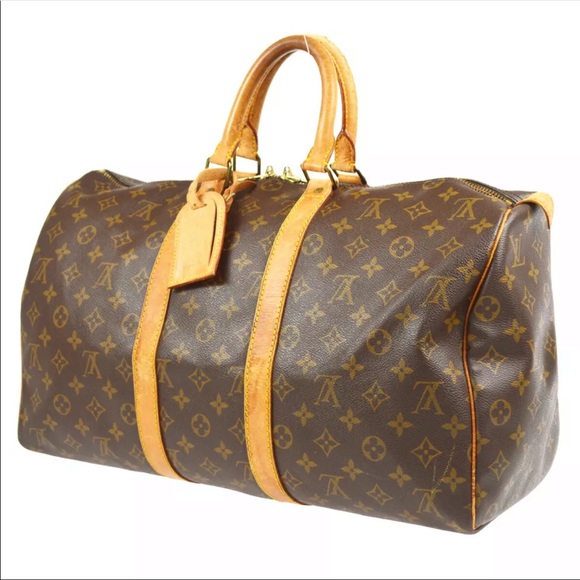 Louis Vuitton vintage monogram keepall 45 duffle - Picture 2 of 10